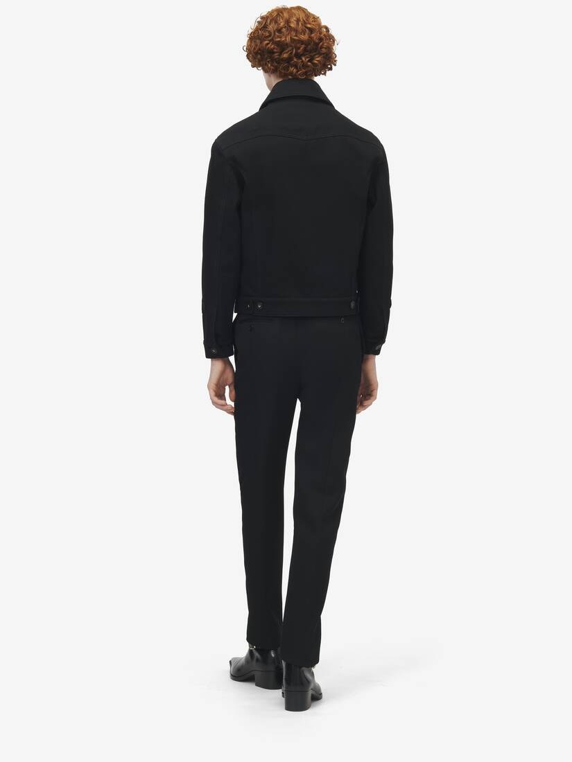 Frogging Detail Denim Jacket