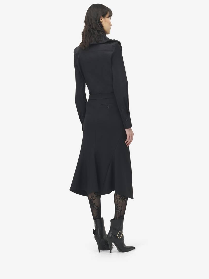 Ruffled Cotton Shirt