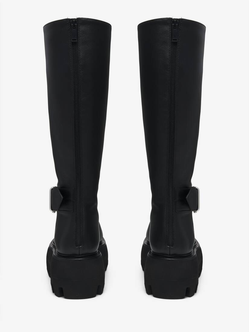 Sofa Knee-High Buckle Boot