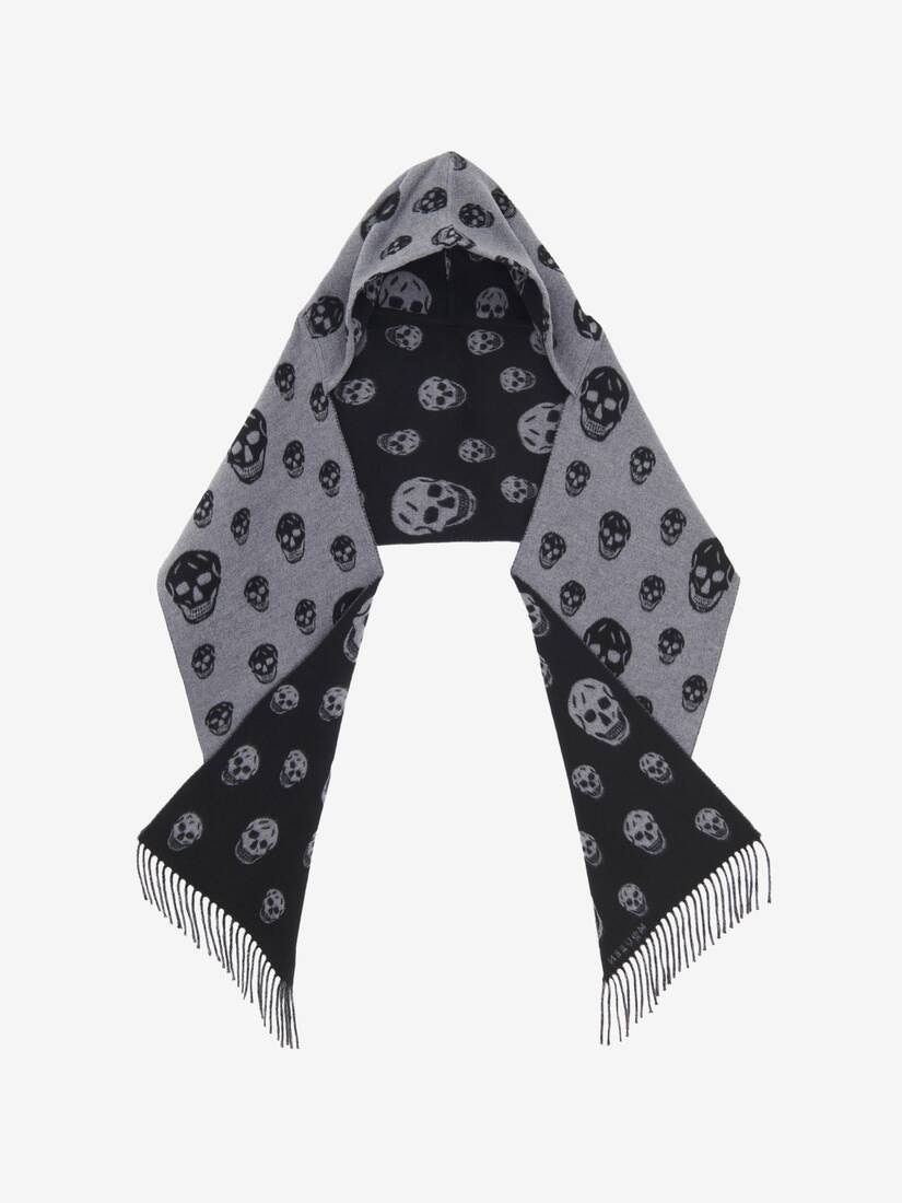 Reversible Hood Skull Scarf