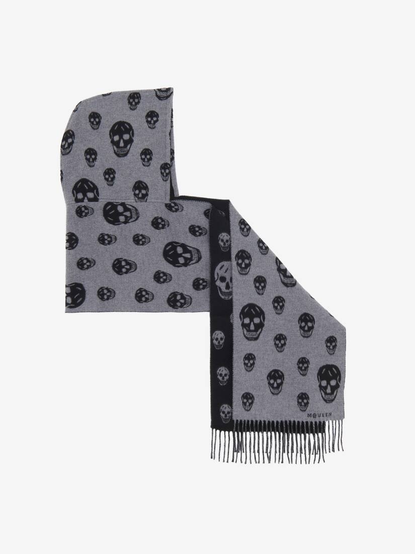 Reversible Hood Skull Scarf