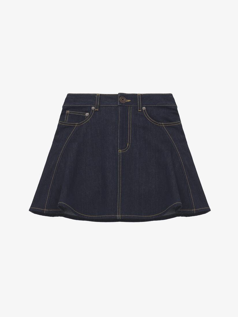 Denim Mini Skirt