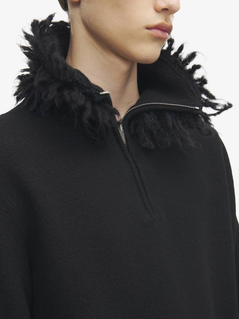 Fringed Collar Jumper