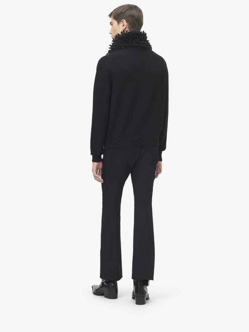 Fringed Collar Jumper